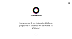 Desktop Screenshot of creativewallonia.be